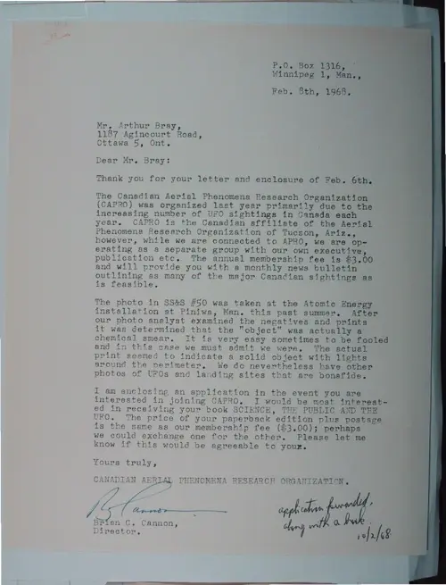 First page of Wilbert Smith Archives Files Box 1130 09 1130-09-p062