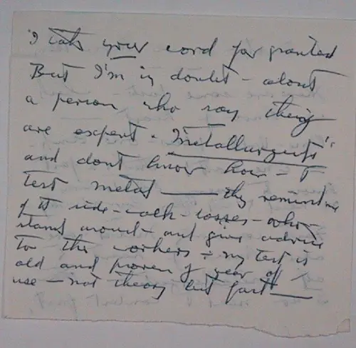 First page of Wilbert Smith Archives Files Box 1131 19 1131-19-p163
