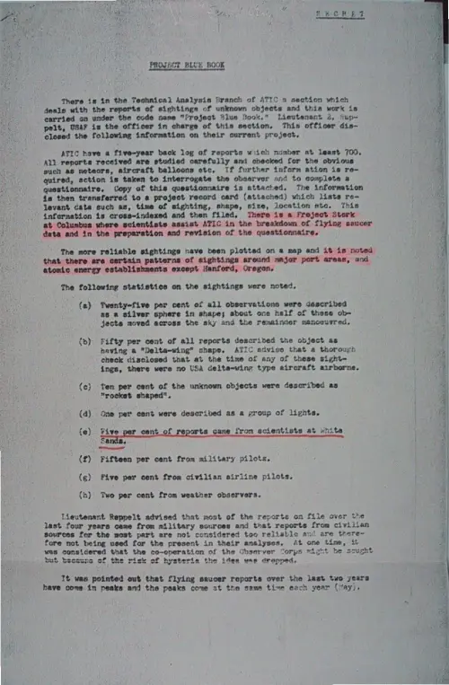 First page of Wilbert Smith Archives Files Box 1131 11 1131-11-p017