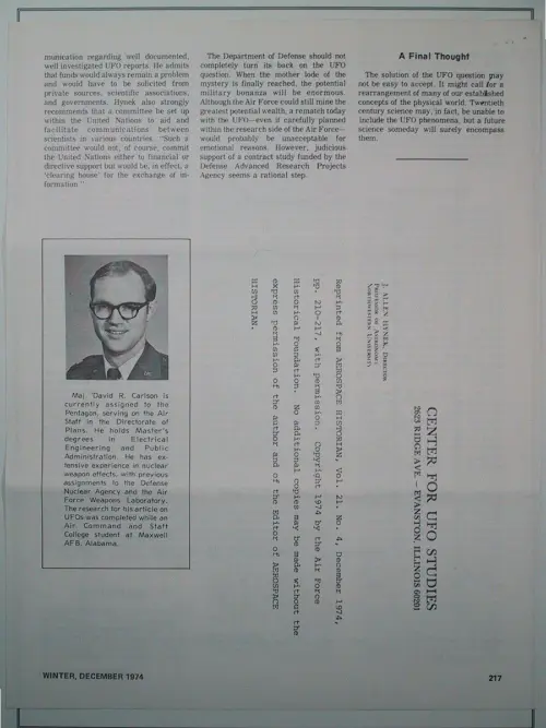 First page of Wilbert Smith Archives Files Box 1136 20 1136-20-p009