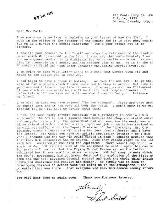 First page of Canada Murl Smith