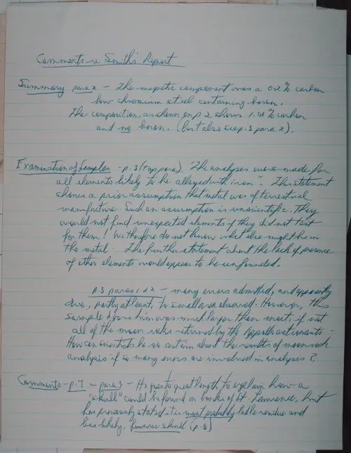 First page of Wilbert Smith Archives Files Box 1131 19 1131-19-p044
