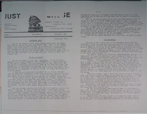 First page of Wilbert Smith Archives Files Box 1131 02 1131-02-p227
