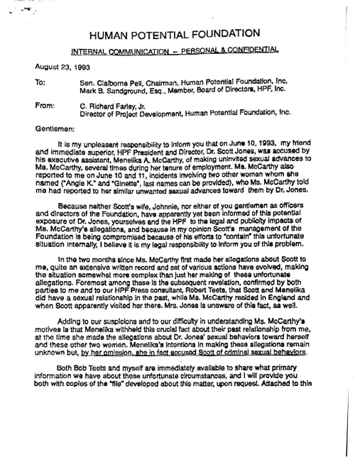First page of Bill Clinton C.B. Scott Jones C.B.Scott Jones 2