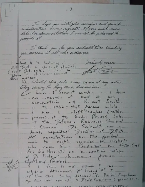 First page of Wilbert Smith Archives Files Box 1131 02 1131-02-p077