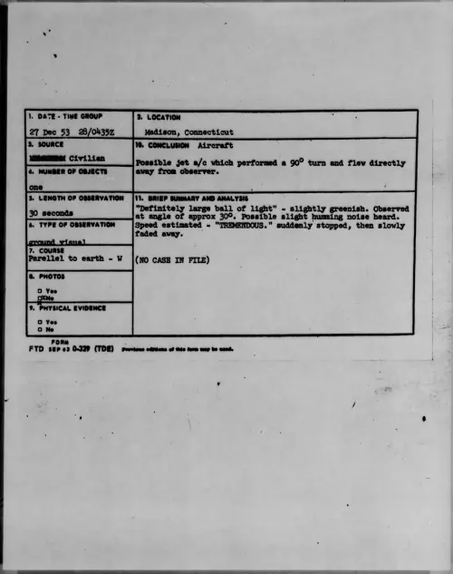 First page of 1953.12 - 6779096 - Madison, Connecticut