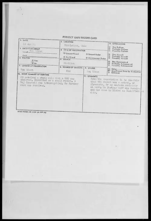 First page of 1961.06 - 8690102 - Middletown, Ohio