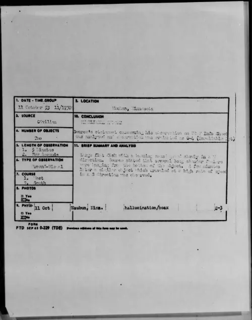 First page of 1953.10 - 6981152 - Waubun, Minnesota