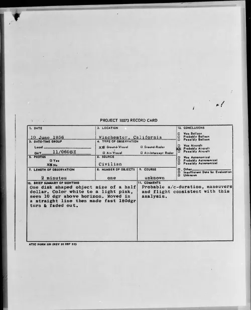 First page of 1956.06 - 6786350 - Winchester, California