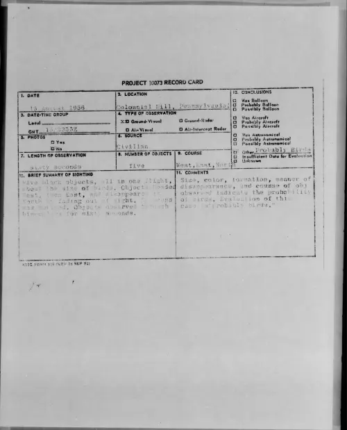 First page of 1956.08 - 7069396 - Colonnial Hill, Pennsylvania