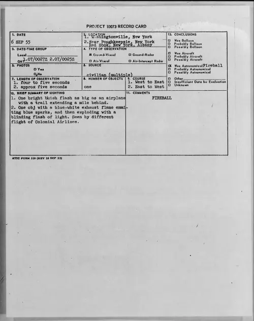 First page of 1955.09 - 7339248 - Washingtonville, New York