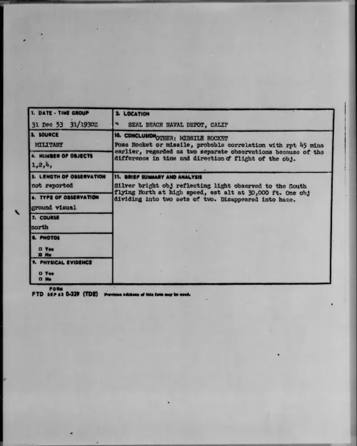 First page of 1953.12 - 6779258 - SEAL BEACH NAVAL DEPOT, CALIF