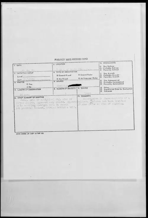 First page of 1959.05 - 8406128 - 8 Mi E Of Rapid City, S. D