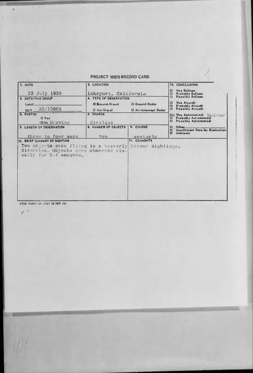 First page of 1956.07 - 6787367 - Lakeport, California