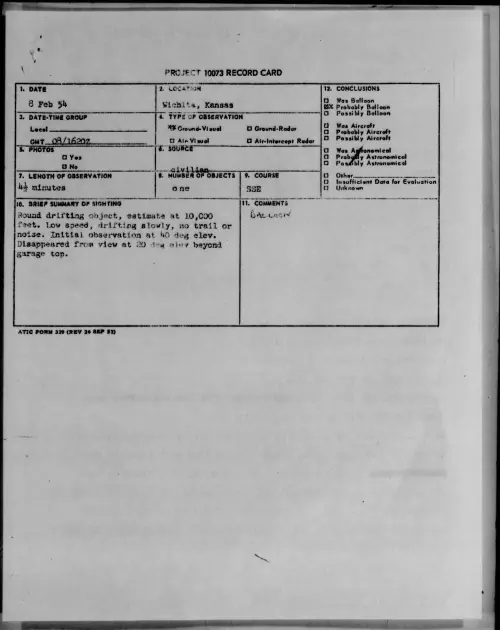 First page of 1954.02 - 6779972 - Wichita, Kansas