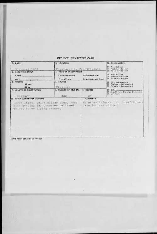 First page of 1957.08 - 6966281 - Fogelsville, Pennsylvania