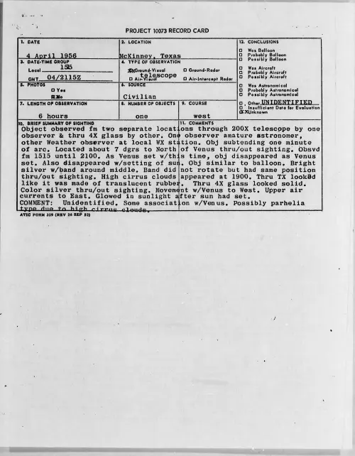 First page of 1956.04 - 6785497 - McKinney, Texas