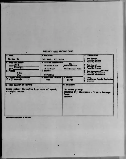 First page of 1954.03 - 6780937 - Oak Park, Illinois