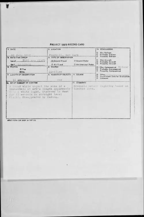 First page of 1957.07 - 6963455 - Fishkill, New York