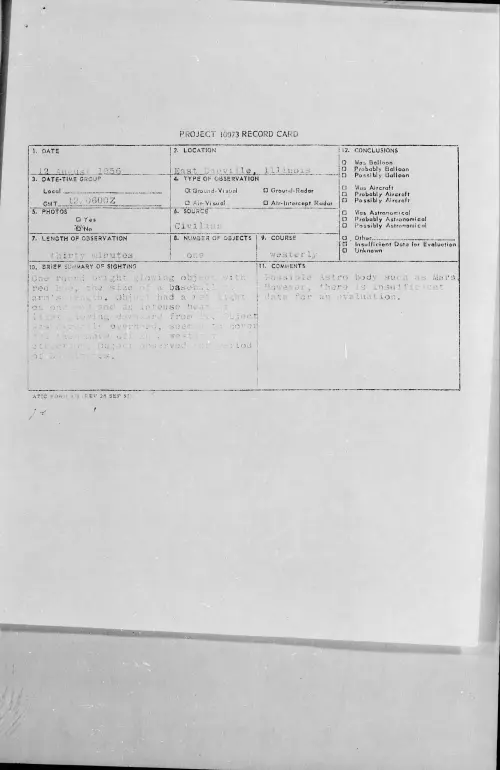 First page of 1956.08 - 6789294 - East Danville, Illinois