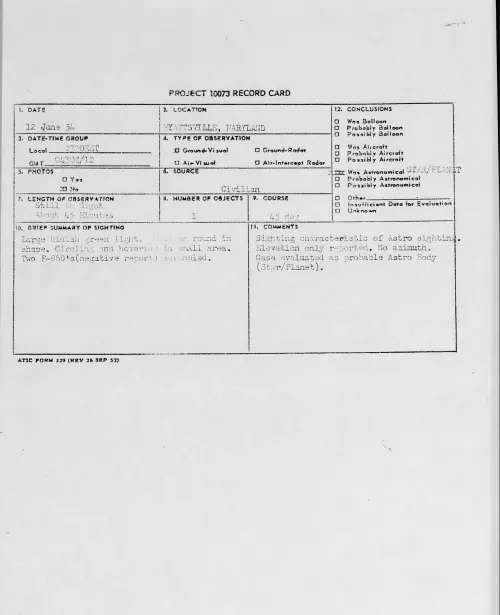 First page of 1954.06 - 8713676 - HYATTSVILLE, MARYLAND