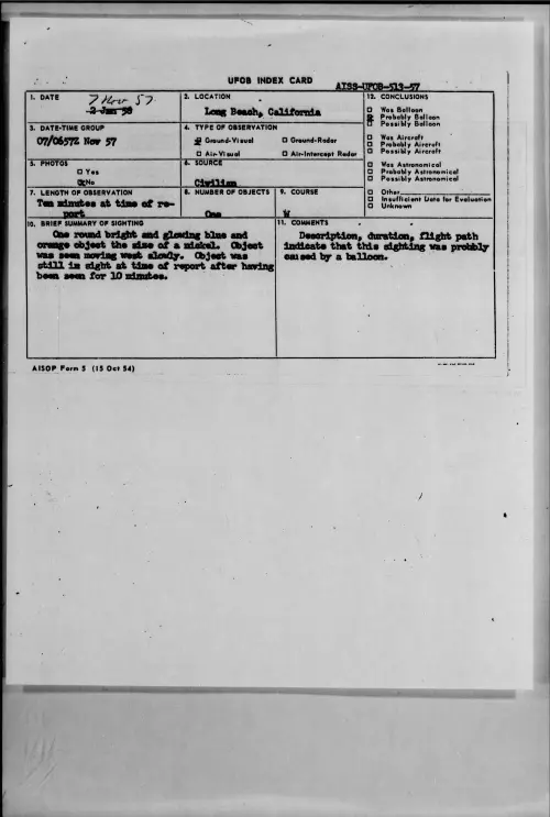 First page of 1957.11 - 6780801 - Long Beach California