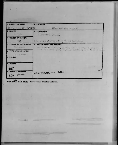 First page of 1953.09 - 6980732 - Silver Springs, Maryland