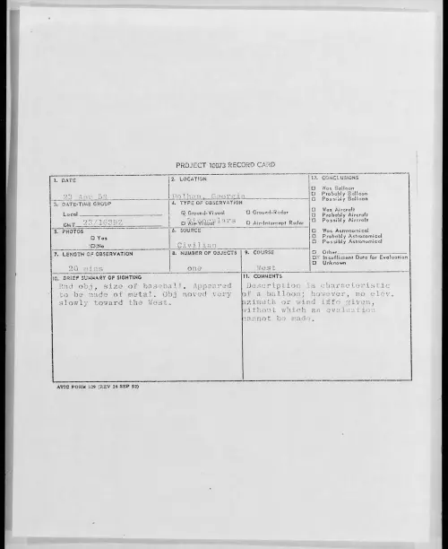 First page of 1958.04 - 6968697 - Pelham, Georgia
