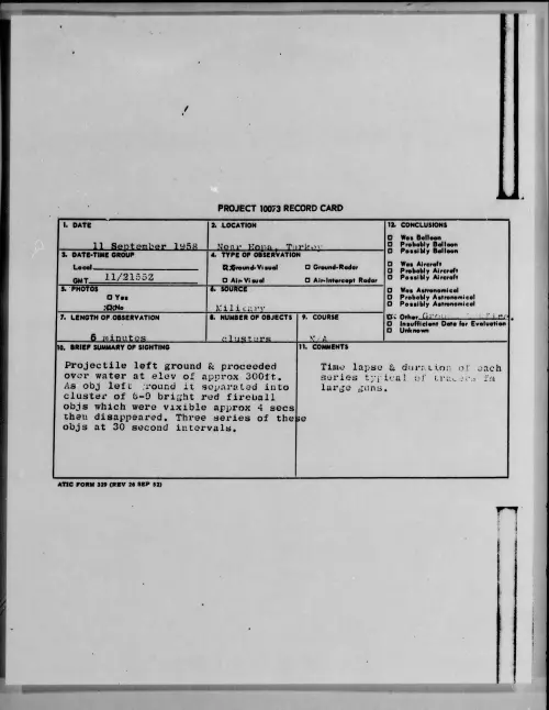 First page of 1958.09 - 8868873 - Near Hopa, Turkey