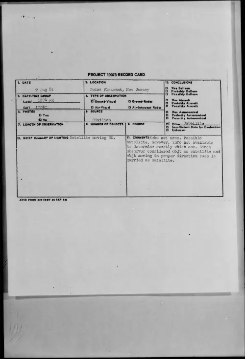 First page of 1961.08 - 8298707 - Point Pleasant, New Jersey