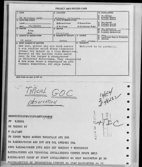 First page of 1958.10 - 7201451 - Oblong, Illinois