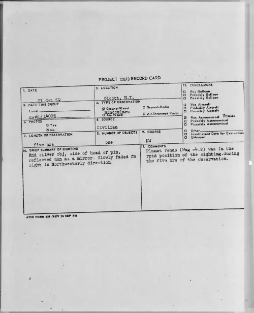 First page of 1959.10 - 6963300 - Olcott, N.Y