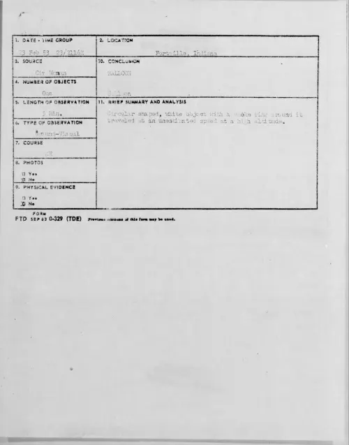 First page of 1953.02 - 9554547 - Fortville, Indiana