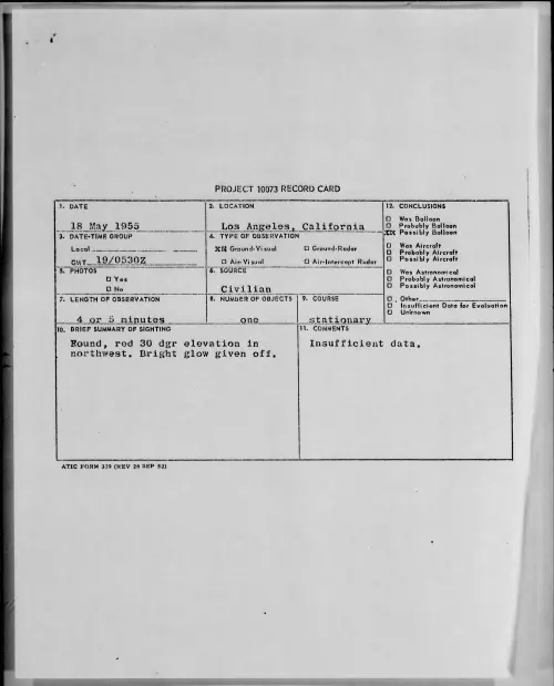 First page of 1955.05 - 6962550 - Los Angeles, California