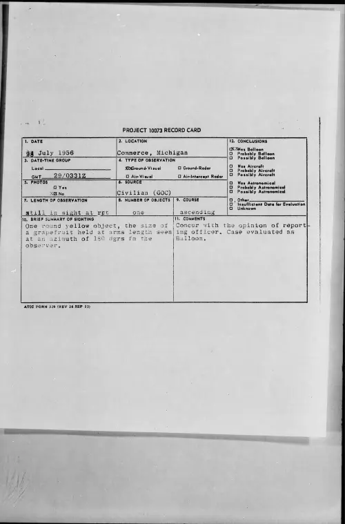 First page of 1956.07 - 6787670 - Commerce, Michigan