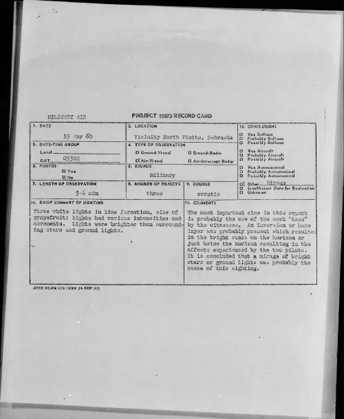 First page of 1960.03 - 6971398 - Vicinity North Platte, Nebraska