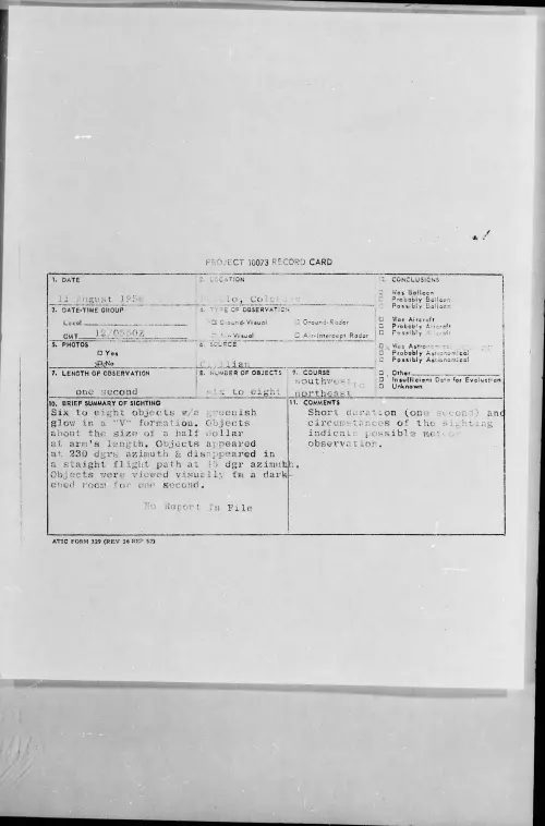 First page of 1956.08 - 6789279 - Pueblo, Colorado