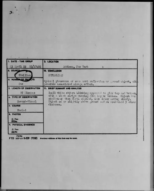First page of 1953.04 - 6384693 - Addison, New York