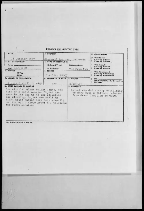 First page of 1957.01 - 6786518 - Glenwood Springs, Colorado