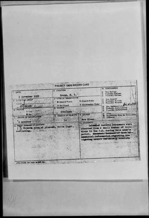 First page of 1957.11 - 7235206 - Bronx, N. Y