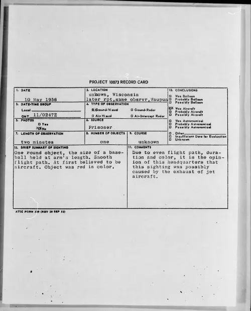 First page of 1956.05 - 6785843 - unknown, Wisconsin