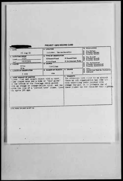 First page of 1960.08 - 7822144 - Andover, Massachusetts