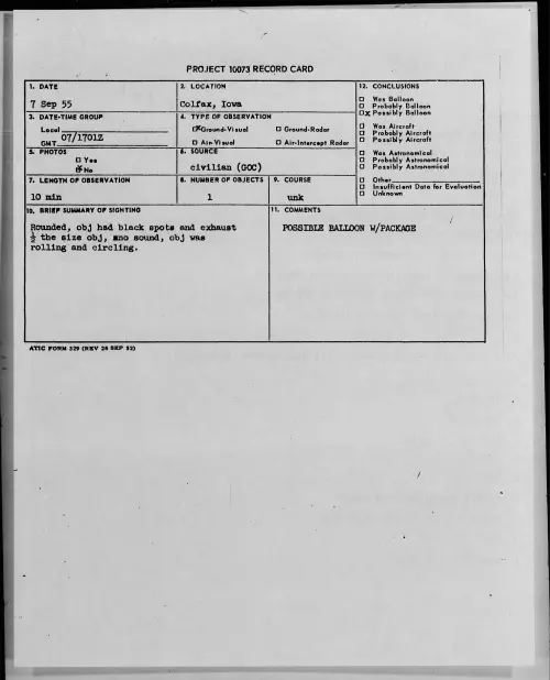 First page of 1955.09 - 7339278 - Colfax, Iowa