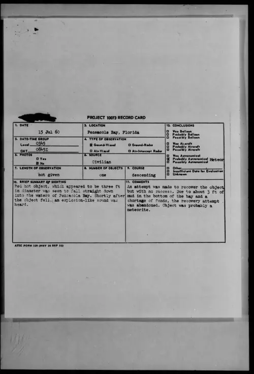 First page of 1960.07 - 7815073 - Pensacola Bay, Florida