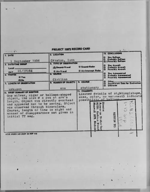 First page of 1956.09 - 7070270 - Creston, Iowa