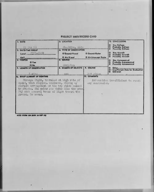First page of 1959.03 - 9079566 - Cheshire, Ohio