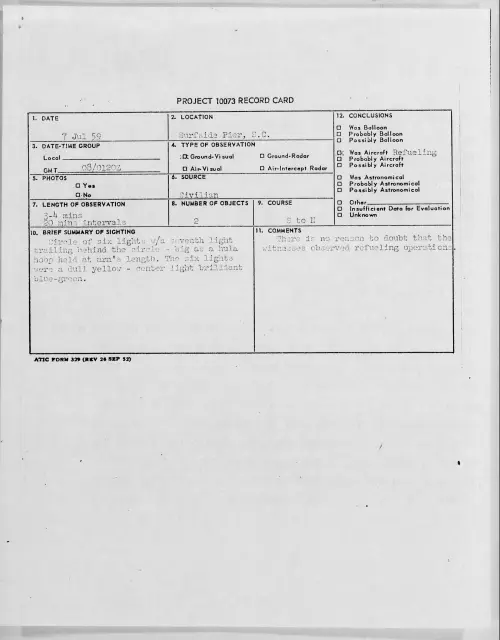 First page of 1959.07 - 8407170 - Surfside Pier, S. C