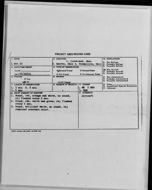 First page of 1955.10 - 7339507 - Cleveland, Ohio