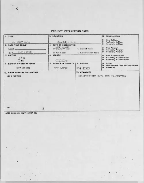 First page of 1954.07 - 8715016 - Brooklyn N.Y
