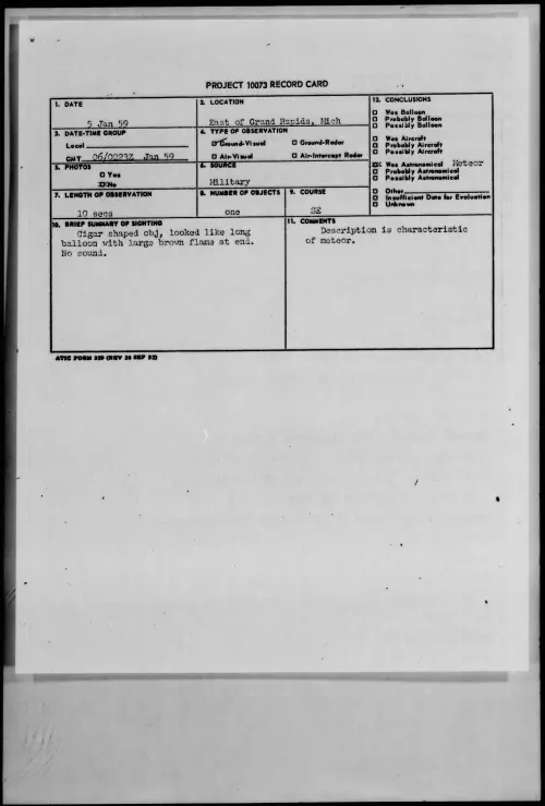First page of 1959.01 - 9078748 - East of Grand Rapids, Mich